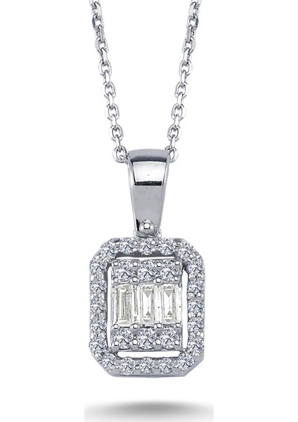 Lova Baget Pırlanta Kolye