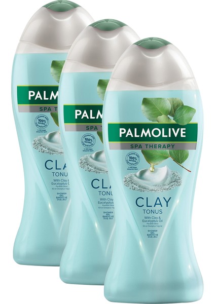 Spa Therapy Clay Tonus Kil Duş Jeli 500 ml x 3 Adet