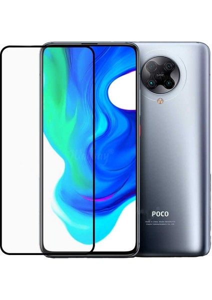 Xiaomi Poco F2 Pro Kılıf Niss Silikon + Full Kapatan Ekran Siyah modelleri