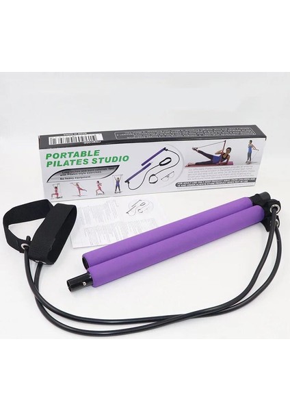 Portable Pilates Studio Jimnastik Lastiği Egzersiz Çubuğu Yoga Plates Spor Kondisyon Direnç Aerobik fırsatları