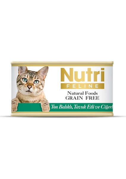 Tahılsız Ton Balıklı & Tavuk Etli & Ciğerli Kedi Maması 85 gr x 32 Adet fiyatları