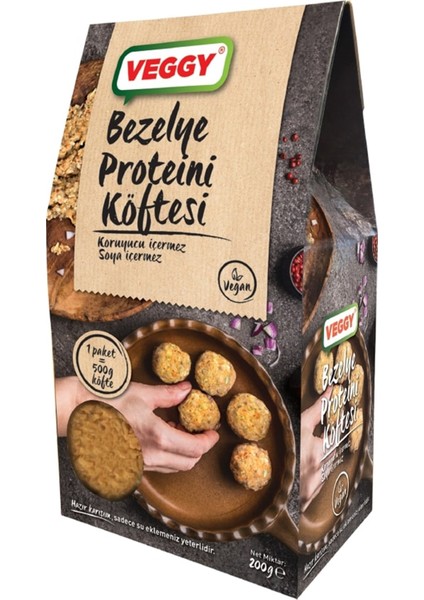 Bezelye Proteini Köftesi 200 gr