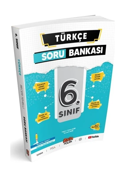 Benim Hocam Yayınları 6. Sınıf Türkçe Soru Bankası - Yağmur Yıldırım Elbir