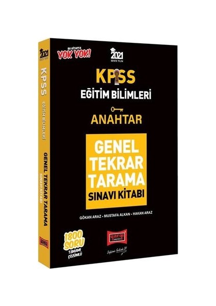 ​2021 KPSS Eğitim Bilimleri Anahtar Genel Tekrar Tarama Tamamı Çözümlü 1800 Soru Kitabı