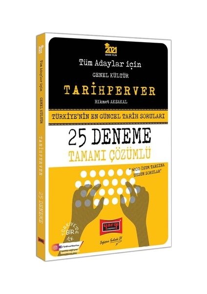 2021 Tüm Adaylar İçin TARİHPERVER Tamamı Çözümlü 25 Deneme