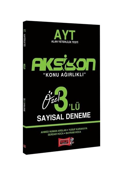 Yargı Yayınevi AYT AKS iyon Sayısal 3#lü Deneme - Yusuf Karakaya