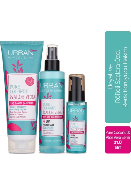 Pure Coconut & Aloe Vera Serisi 3'lü Set