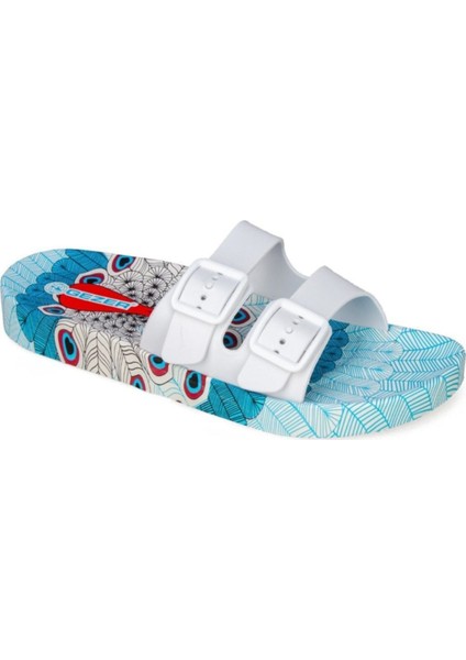 11393 Kaymaz Taban Terlik Plaj Havuz Bahçe Terliği Turkuaz