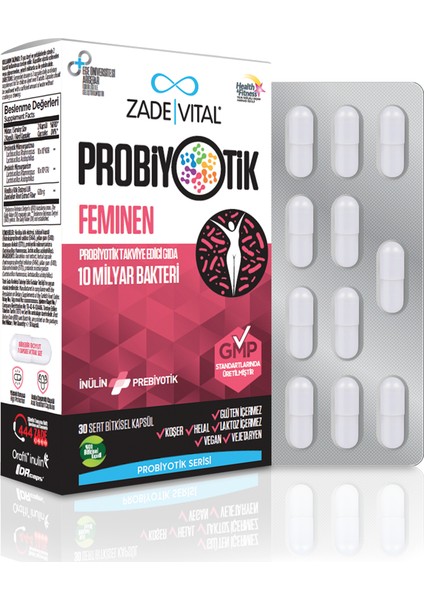 Probiyotik Feminen 30 Kapsül