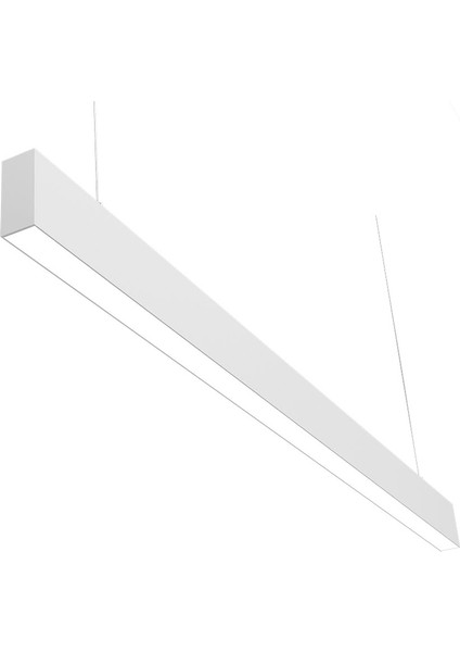 SLIM Lineer LED Sarkıt 40W 6500K Beyaz Işık Beyaz Kasa 160cm