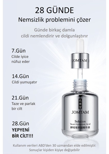 Maya ve Hyalüronik Asitli Anti-age Nemlendirici Solution Serum 60ml