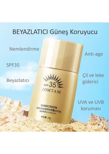 Çil ve Lekelere Karşı SPF35 Güneş Koruyucu Konsantre Krem 30 gr