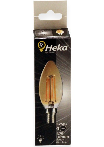 G95 Filament Edison Tip Rustik LED Ampul 6 Watt E27 Beyaz Işık indirimleri