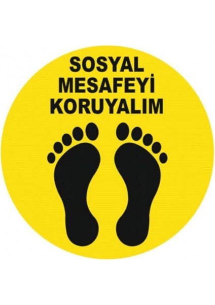 Sosyal Mesafe Sticker