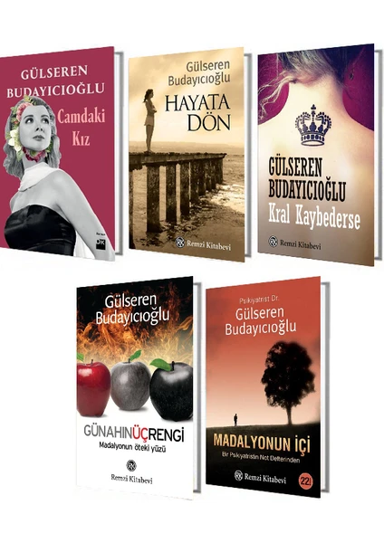 Madalyonun İçi - Günahın Üç Rengi - Hayata Dön - Gülseren Budayıcıoğlu - 5 Kitap Set