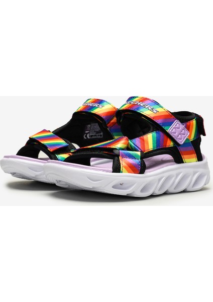 HYPNO-SPLASH-RAİNBOW LİGHTS Büyük Kız Çocuk Siyah Işıklı Sandalet - 20218L BKMT