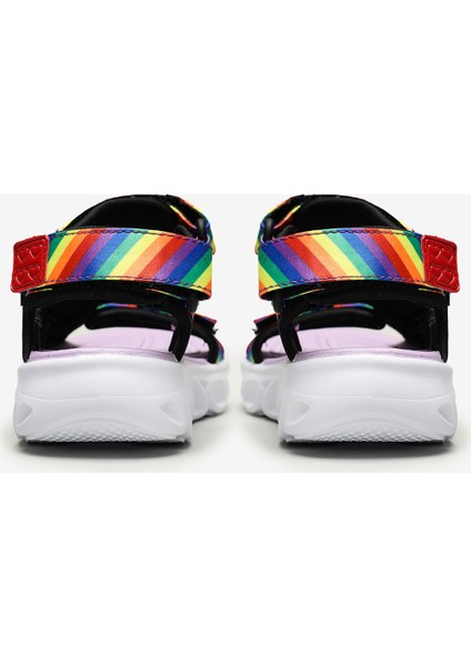 HYPNO-SPLASH-RAİNBOW LİGHTS Büyük Kız Çocuk Siyah Işıklı Sandalet - 20218L BKMT