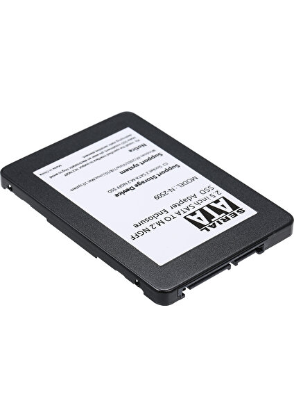 Siyah Metal SSD Muhafaza M.2 Ngff SSD - 22PIN 2.5" (Yurt Dışından)