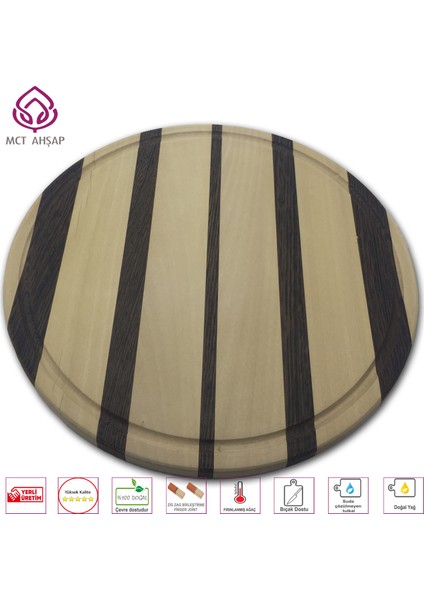 - Wenge & Dişbudak Masif Ahşap Kesme ve Sunum Tahtası 709Q fiyatları