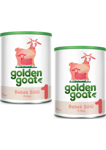 Golden Goat 1 Keçi Sütü Bazlı Bebek Sütü 400 gr x 2 Adet