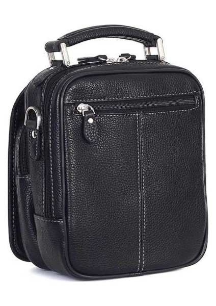 344-2 Floter Siyah Deri Portföy El Çantası fiyatları