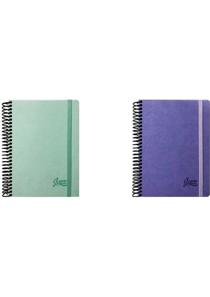 Jazz 4 Bölmeli Spiralli Defter 17 x 24 cm 150 Yaprak Çizgili 2'li