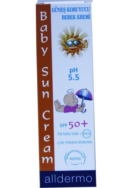 Güneş Koruyucu Bebek Kremi SPF50+ 75 ml