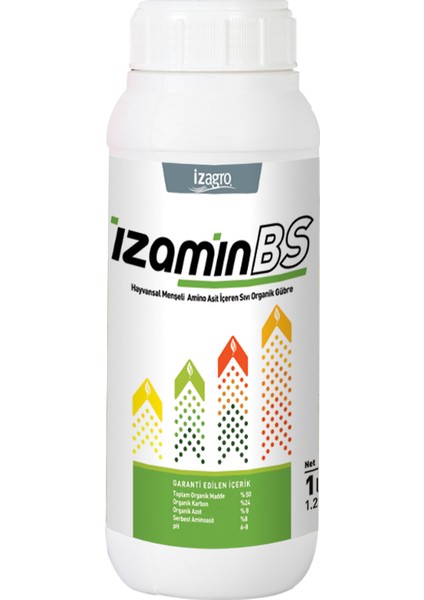 1 lt Hayvansal Menşeli Amino Asit Sıvı Gübre Organik Gübre ( İzamin Bs )