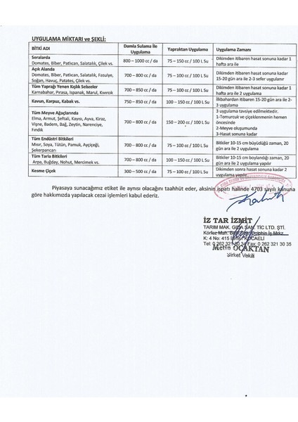 1 lt Hayvansal Menşeli Amino Asit Sıvı Gübre Organik Gübre ( İzamin Bs ) fırsatları
