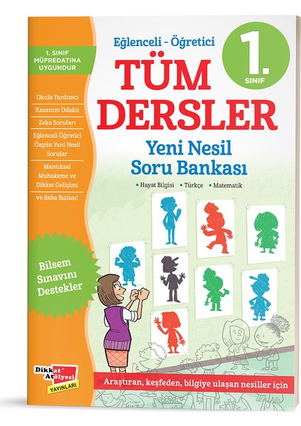 Tüm Dersler 1.Sınıf Yeni Nesil Soru Bankası