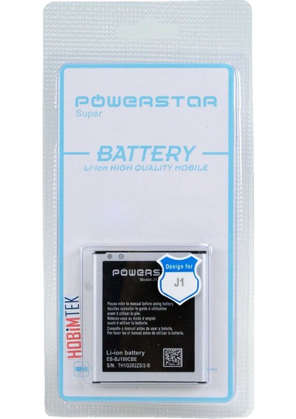 Samsung Galaxy J1 Batarya Pil 1850MAH Powerstar fiyatları