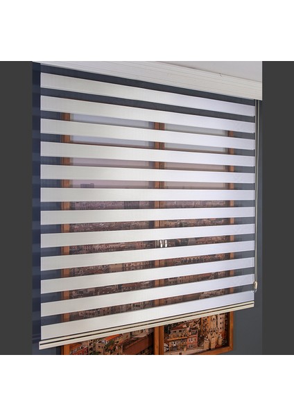 Zebra Perde Beyaz Bamboo 70 x 200 cm