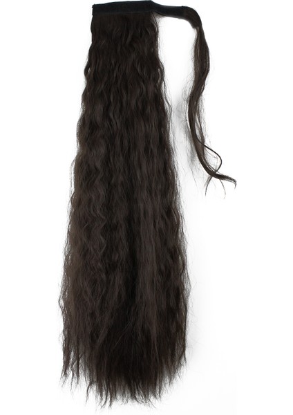 Su Dalgalı Bağlamalı At Kuyruğu Çikolata Kahve