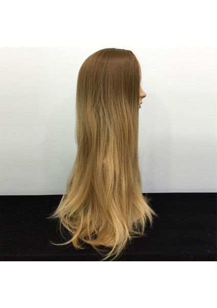 Düz Fiber Sentetik Peruk Açık Kumral Balköpüğü Ombreli fiyatları