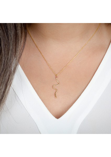 Yılan Figürlü Gümüş Kadın Kolye fiyatları