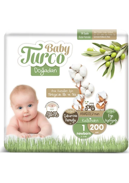 Baby Turco Doğadan 1 Numara Newborn 200'lü