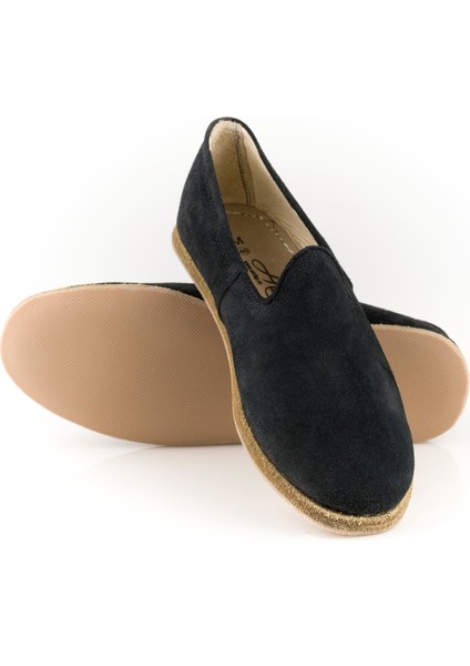 Süet Deri Siyah Erkek Klasik Gaziantep Yemeni modelleri