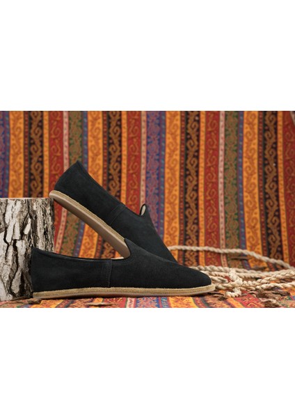 Süet Deri Siyah Erkek Klasik Gaziantep Yemeni fırsatları