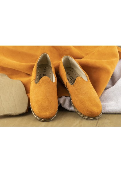 Süet Deri Turuncu Kadın Spor Gaziantep Yemeni indirimleri