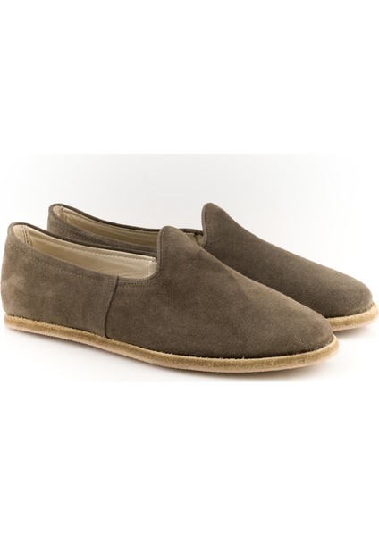 Süet Deri Yeşil Erkek Klasik Gaziantep Yemeni fiyatları