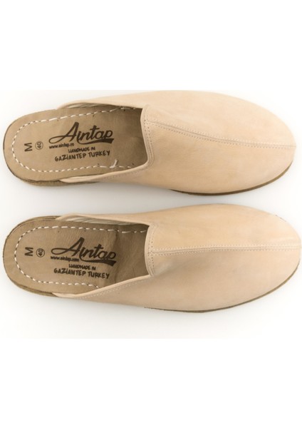 Nubuk Deri Bej Kadın Gaziantep Yemeni Terlik fiyatları