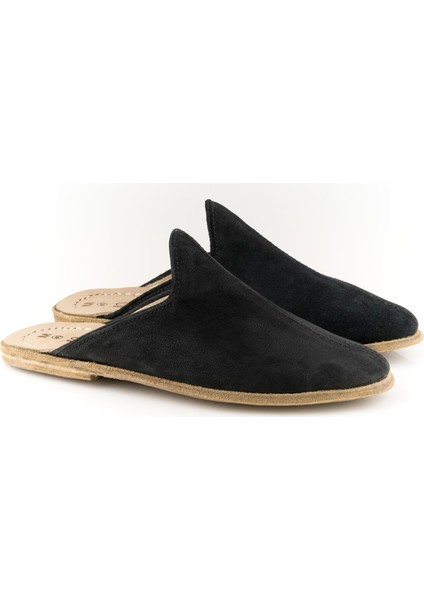 Nubuk Deri Siyah Erkek Gaziantep Yemeni Terlik fiyatları