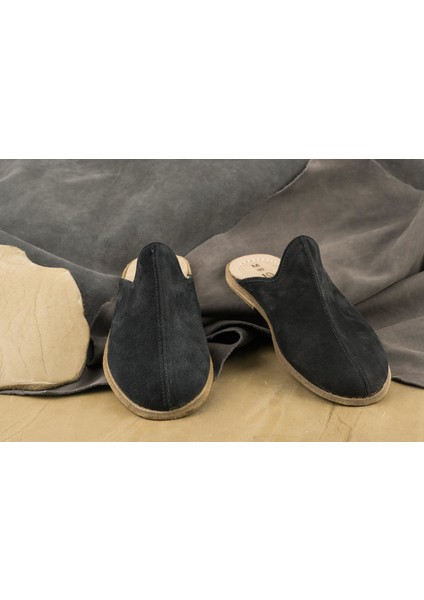 Nubuk Deri Siyah Erkek Gaziantep Yemeni Terlik fırsatları