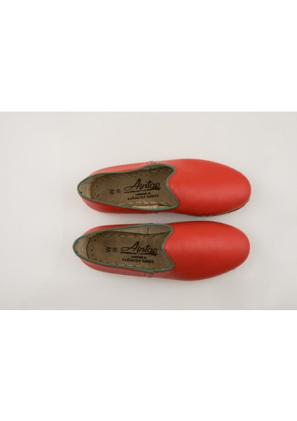 Deri Kırmızı & Yeşil Biyeli Erkek Spor Yemeni fiyatları