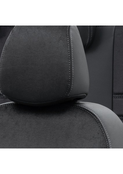 Audi A1 2011-2016 Özel Üretim Koltuk Kılıfı Milano Design Siyah