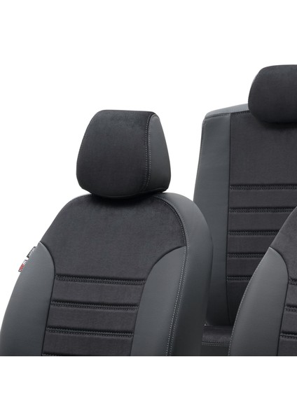 Audi A5 2011-2016 Özel Üretim Koltuk Kılıfı Milano Design Siyah