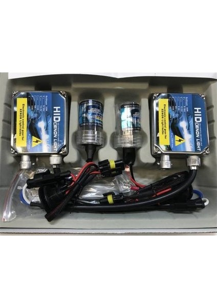 Hid H7 8000 K Xenon Set H7 Far Seti Mavi Kalın Balans Metal Kasa
