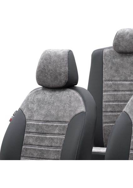 BMW 1 Serisi 2011-2019 F20 Özel Üretim Koltuk Kılıfı Milano Design Füme - Siyah fırsatları