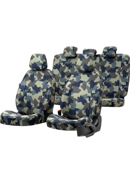 BMW 5 Serisi 2010-2017 F10 Özel Üretim Koltuk Kılıfı Safari Design Alpler