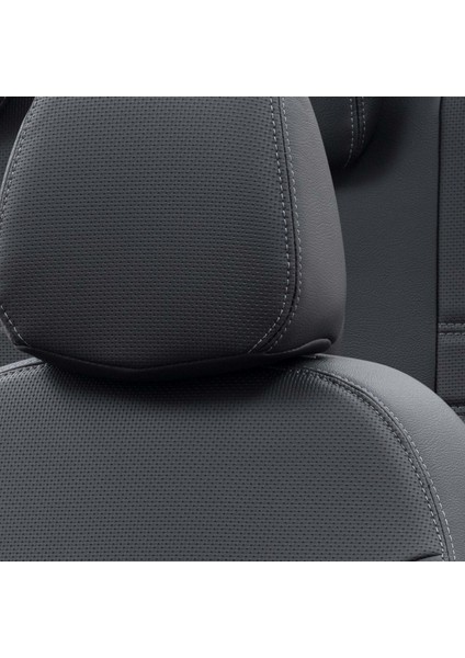 BMW X3 2003-2010 E83 Özel Üretim Koltuk Kılıfı New York Design Siyah